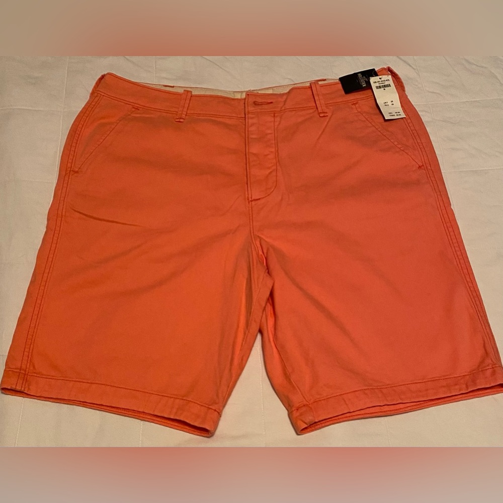 Orange Classic Fit Hollister Men’s Shorts